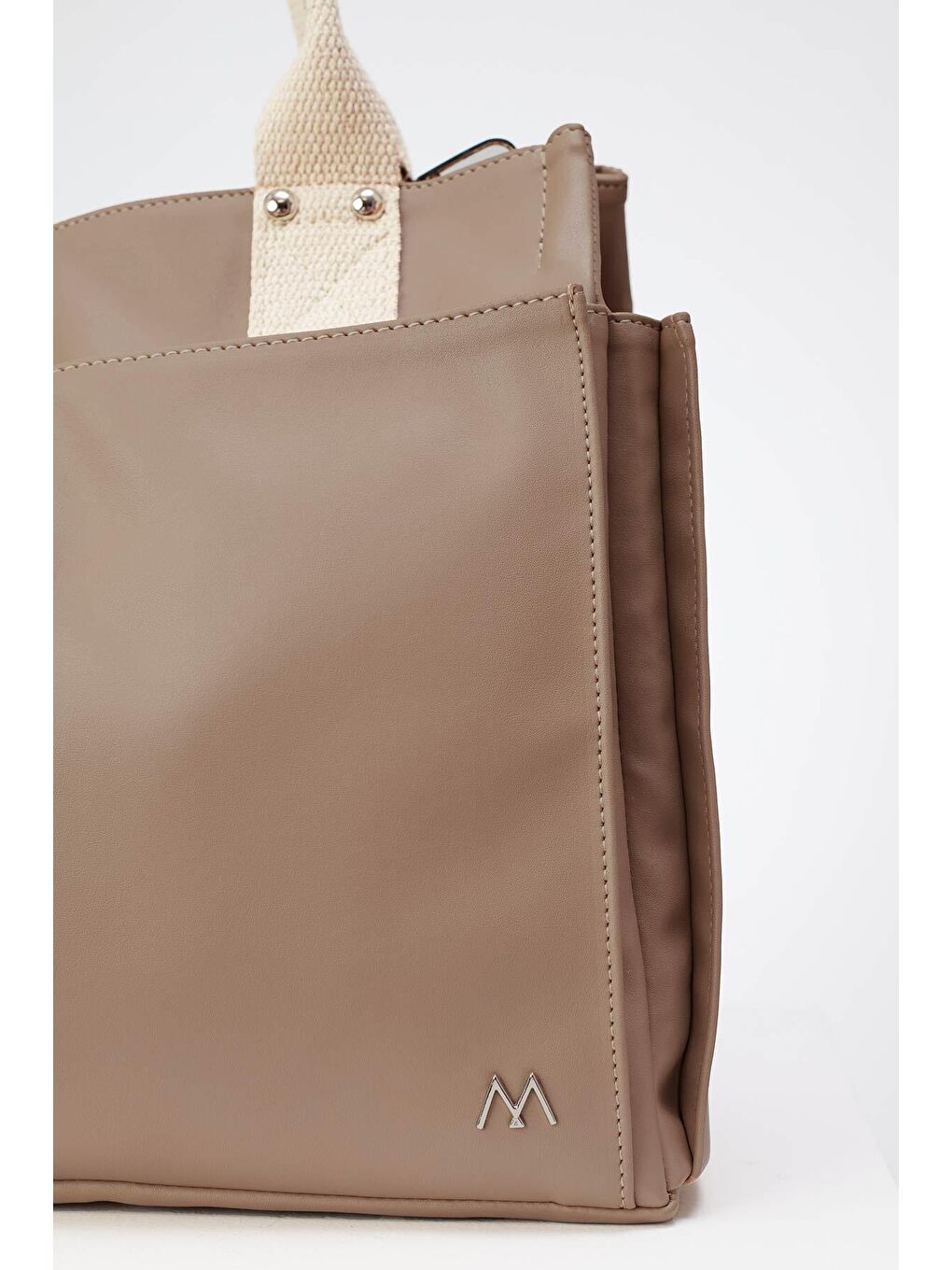 Bej Deri Everyday Bag Vizon-4