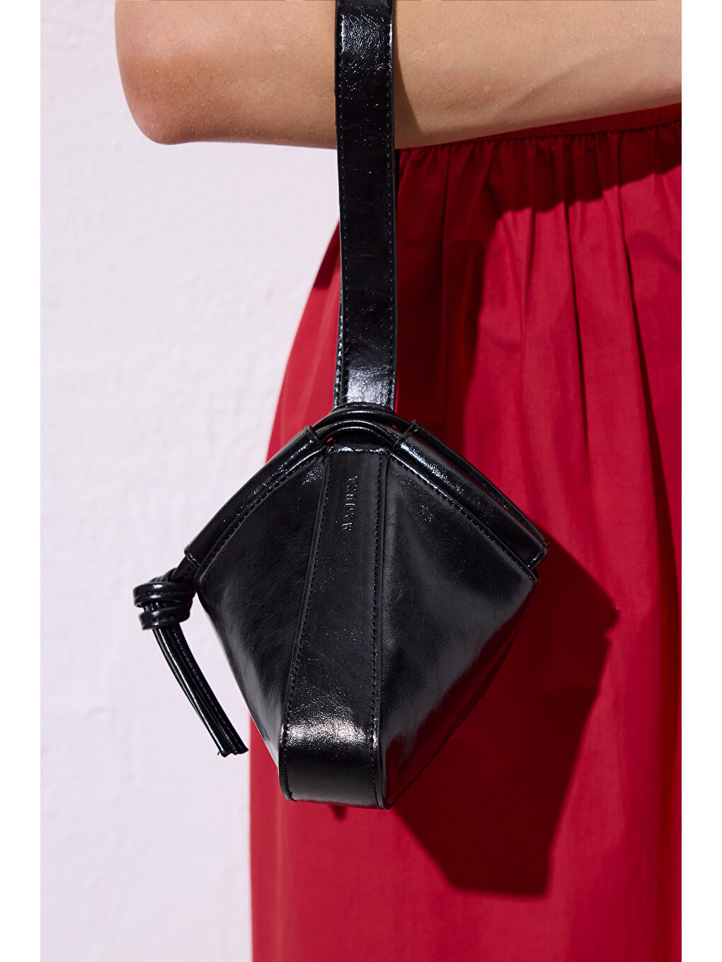 Siyah Papıllon Mini Çanta Black Truffle-2