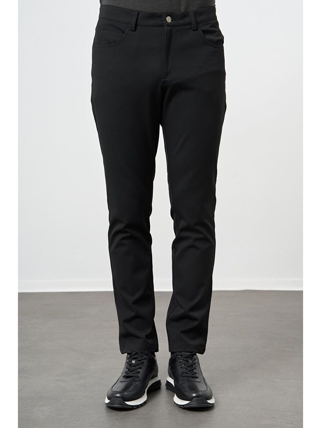 Siyah Esnek 5 Cep Casual Slim Fit 5 Cep Pantolon 1003245161