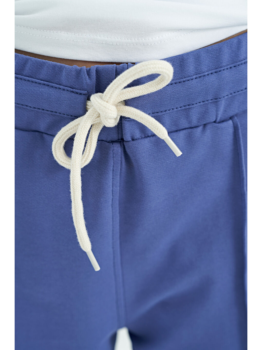 Mor Açık Eflatun Yan Bantlı Gizli Fermuar Cep Detaylı Jogger Kız Çocuk Eşofman Alt - 75122-6