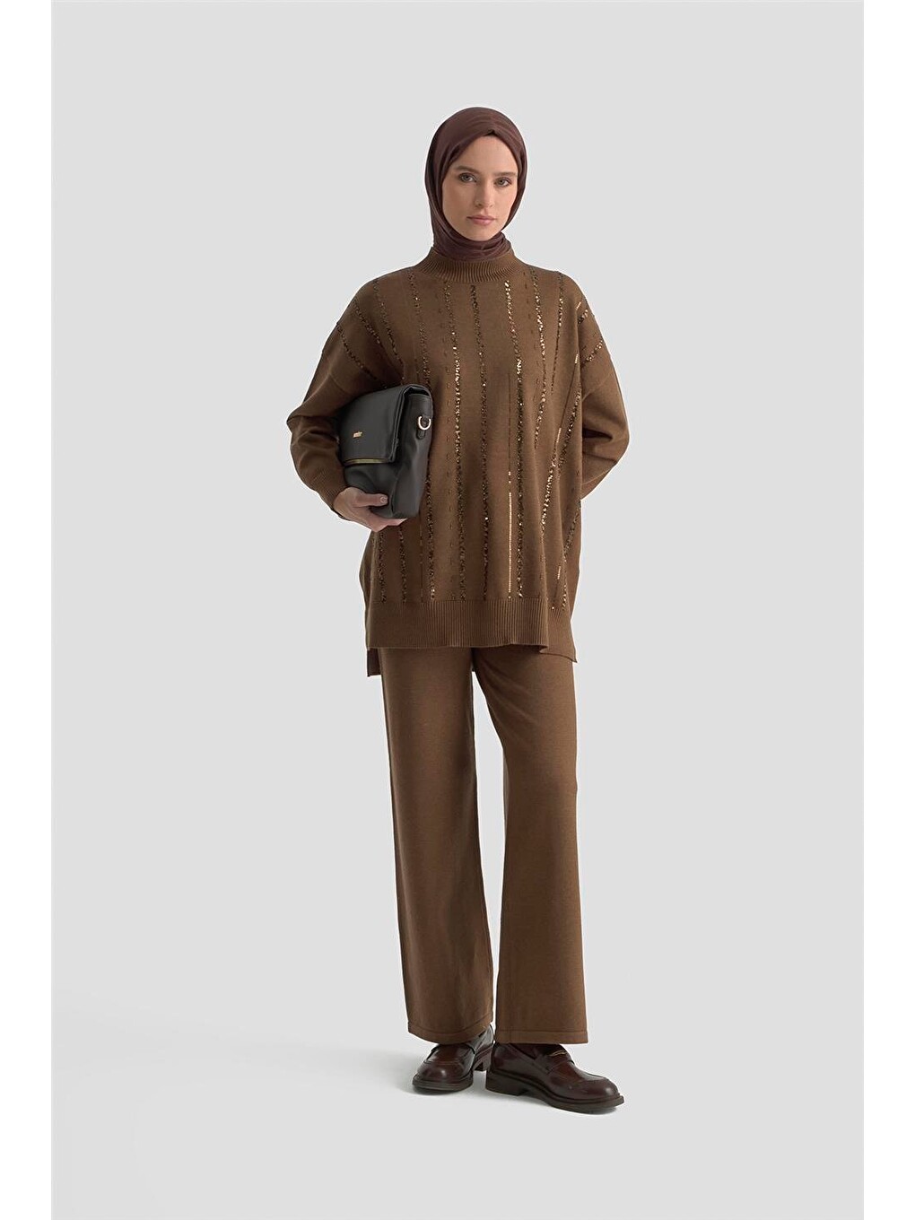 Takım 25kd2304 Kahverengi-1