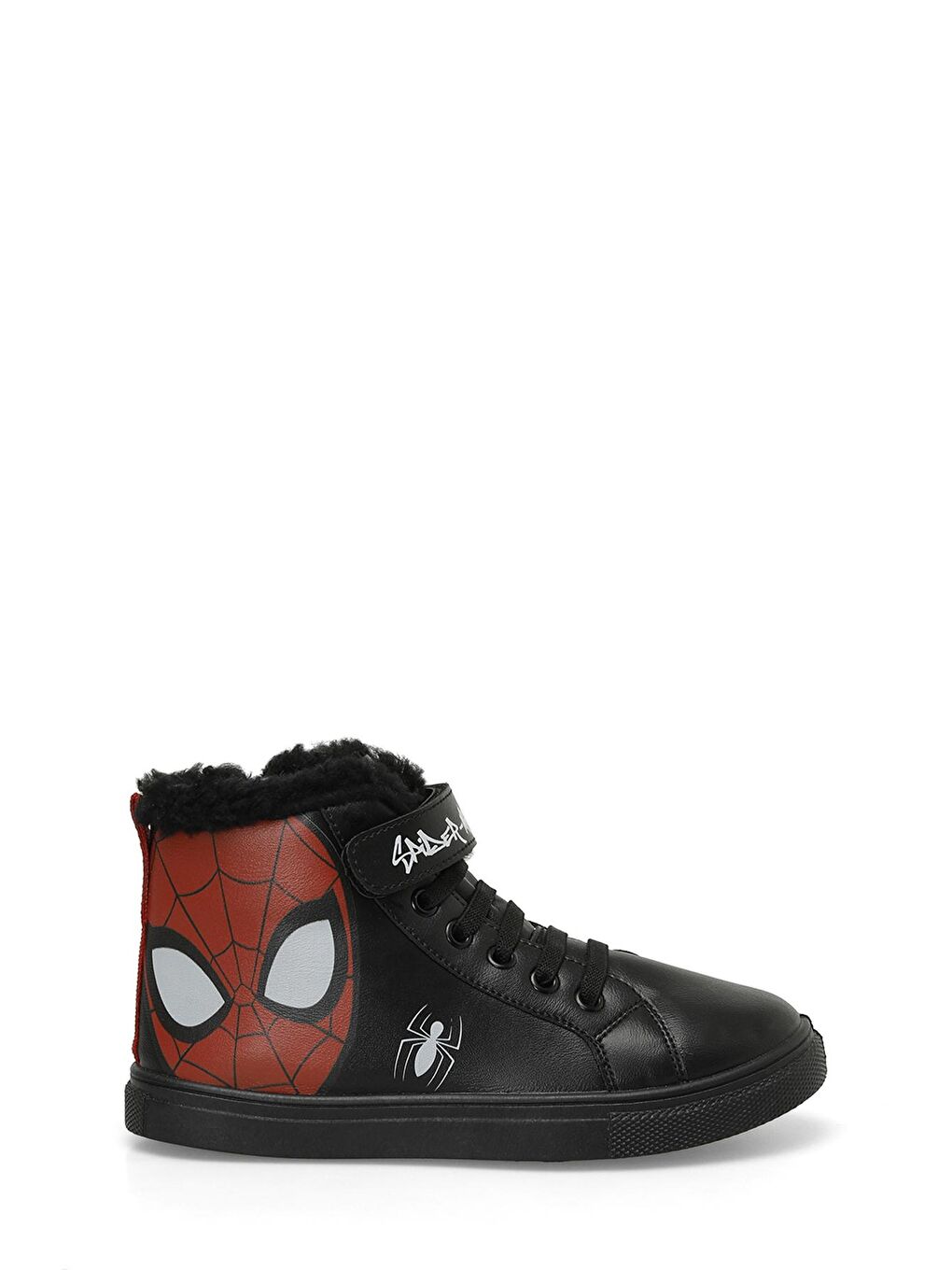 Spiderman Siyah FAME.F3PR Siyah Erkek Çocuk High Sneaker