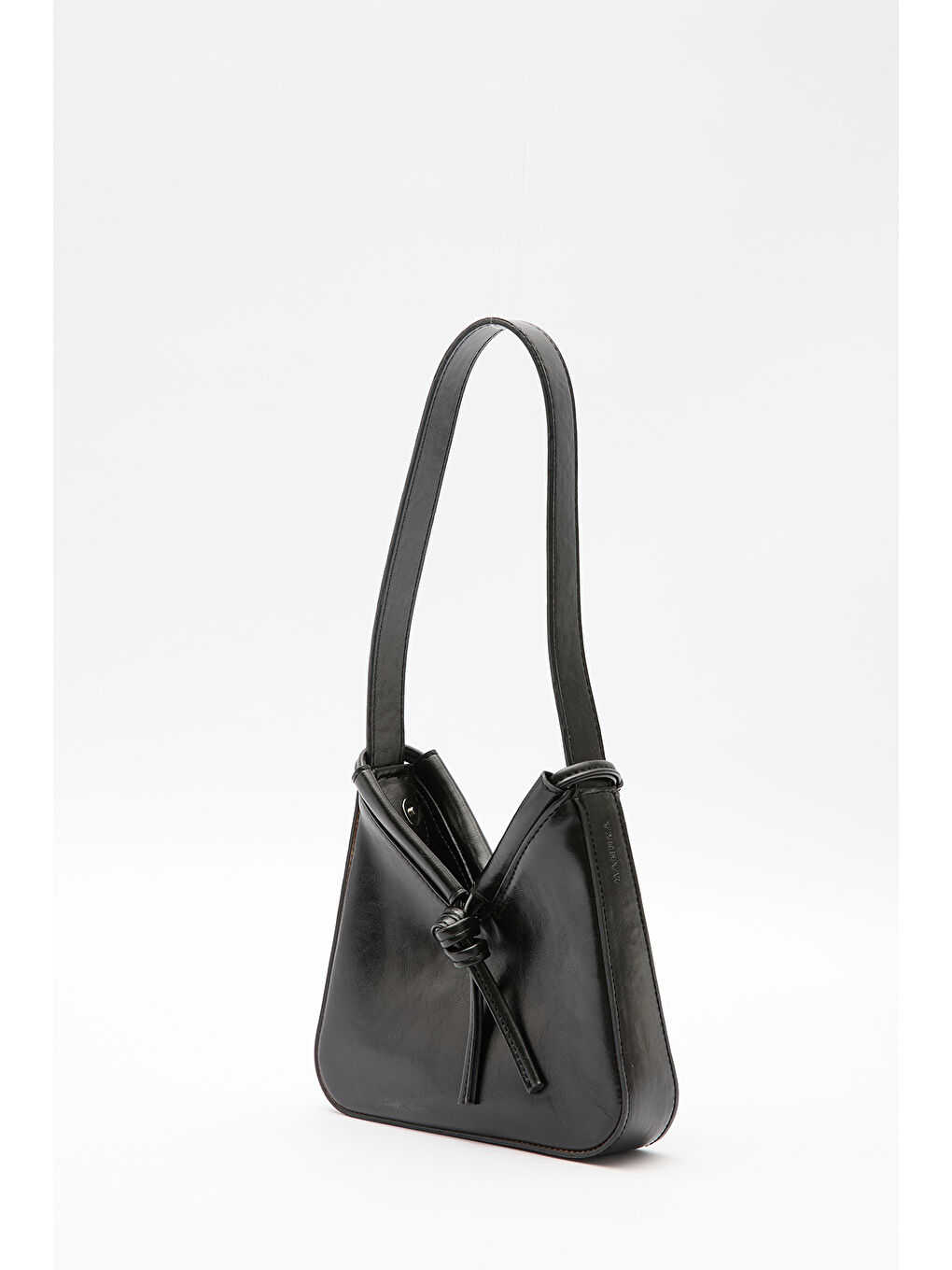 Siyah Papıllon Mini Çanta Black Truffle-7