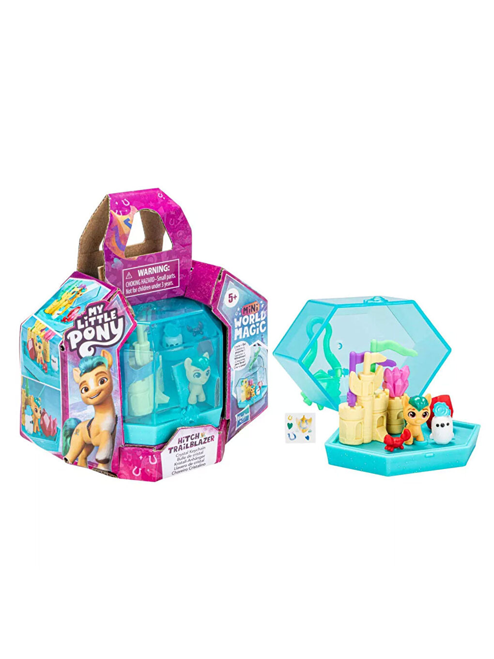 My Little Pony Renksiz Mini Dünya Sihri: Kristal Figür Anahtarlık Hitch Trailblazer F3872-F5242