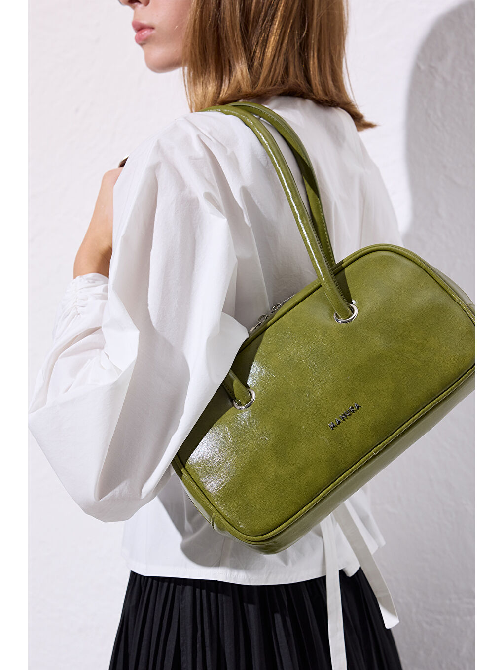 Yeşil Kyomı Bowling Çanta Matcha-1