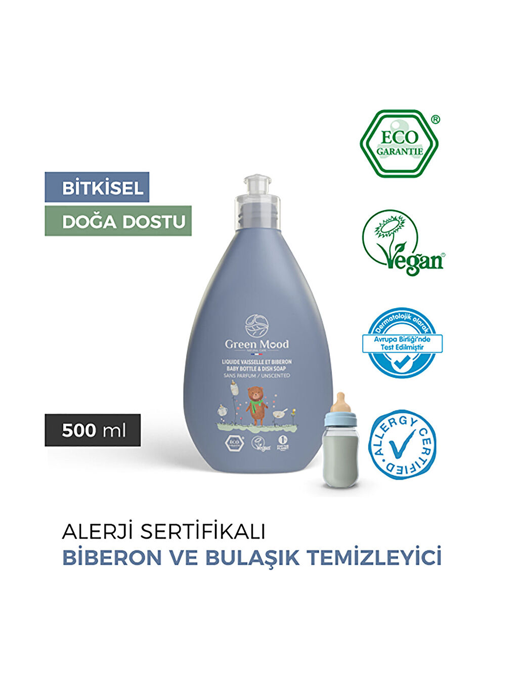 Biberon ve Bulaşık Temizleyici 500 ml-1