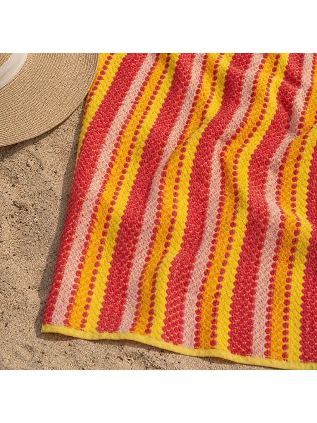 Karışık Soft Tivi Plaj Havlusu - Renkli - 70x140 cm-1