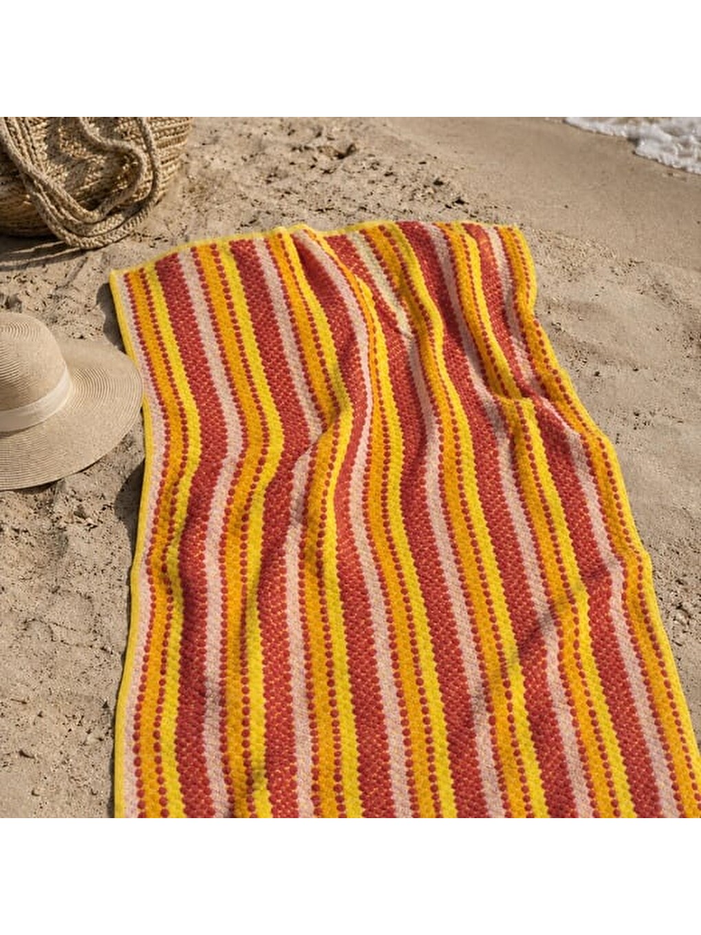 Karışık Soft Tivi Plaj Havlusu - Renkli - 70x140 cm-2