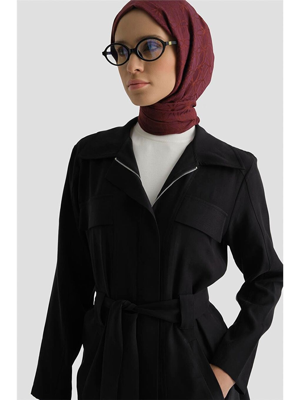 Kemer Detaylı Takım Siyah-1