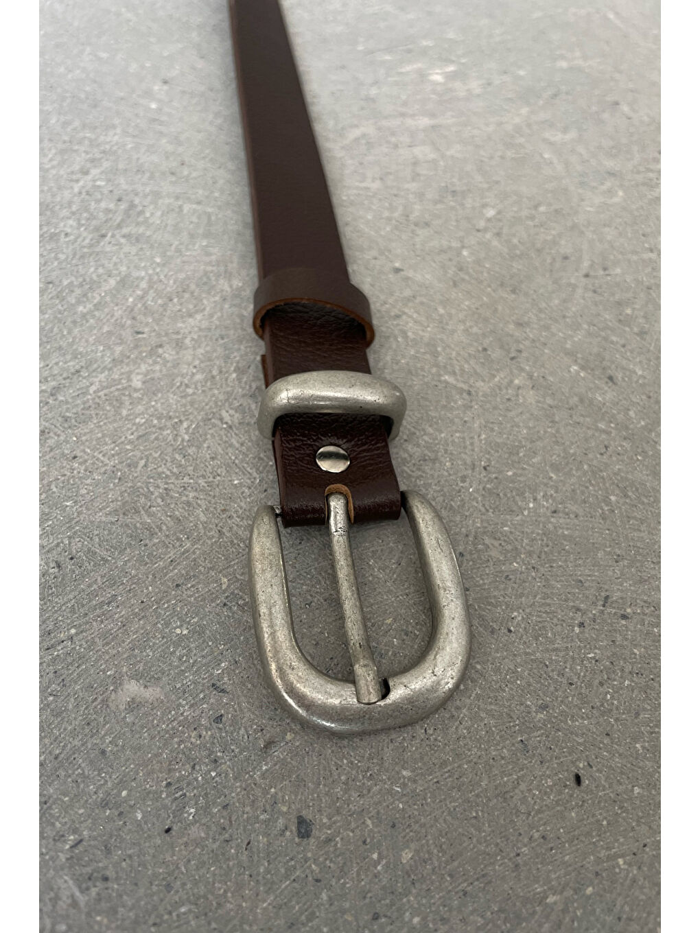 Kahverengi Erkek %100 Hakiki Deri Kemer-4