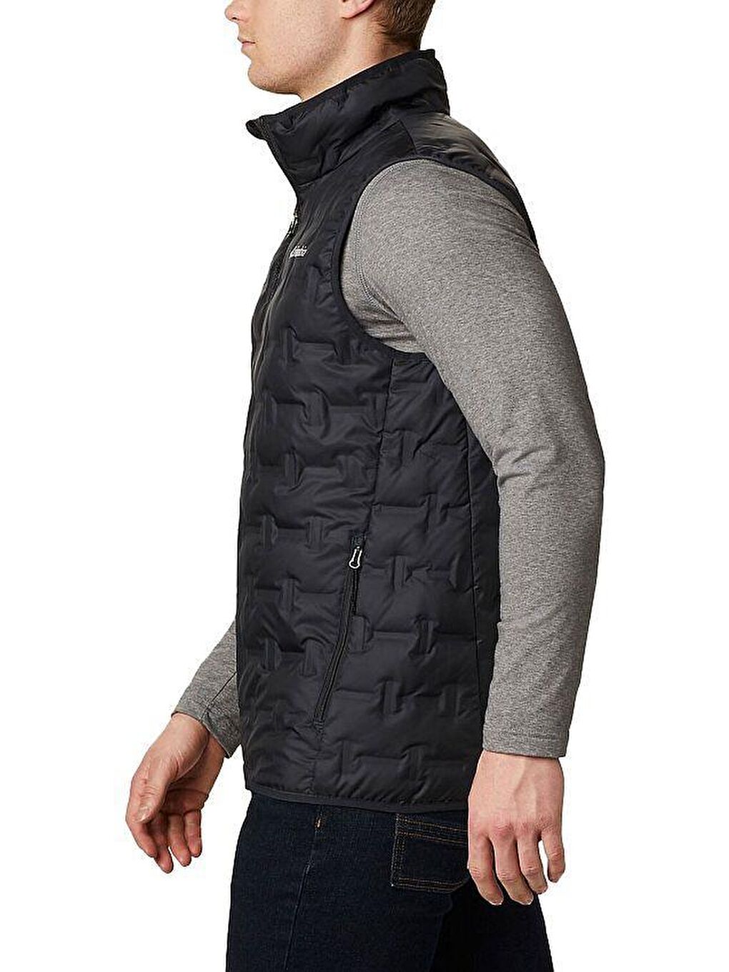 Columbia Siyah Delta Ridge Down Vest Erkek Yelek WO1218-010 - 2