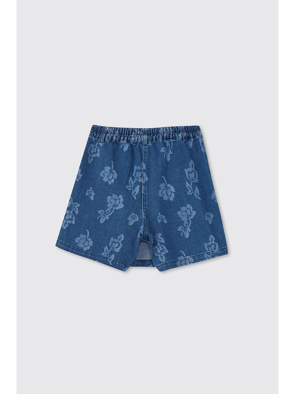 Kız Çocuk İndigo Şort Etek-3