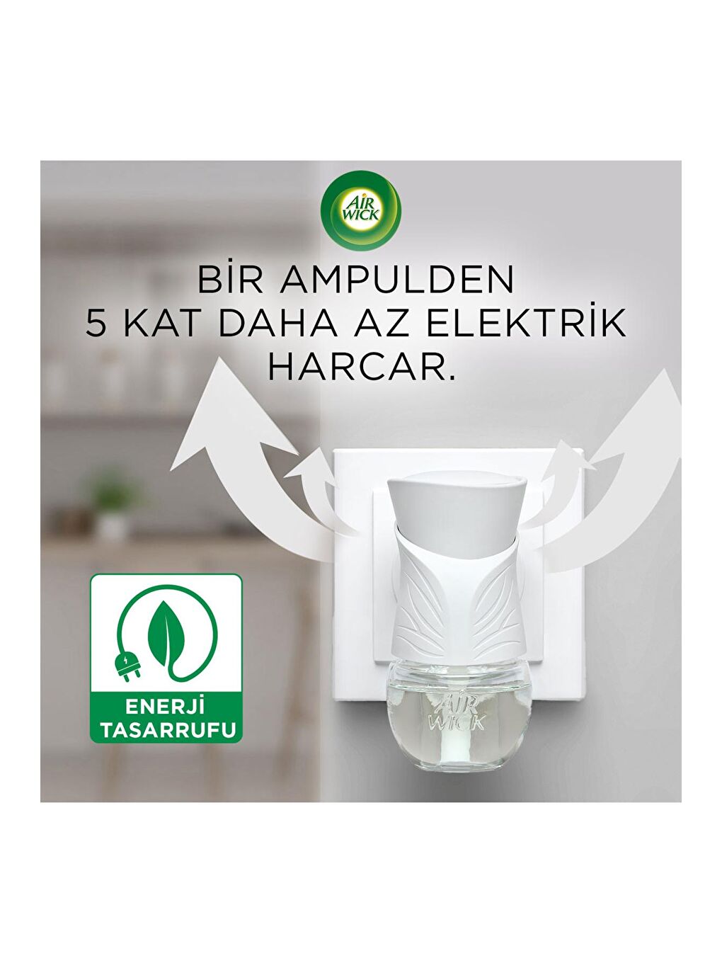 Air Wick Su Mavisi Elektrikli Oda Kokusu Kit Temizliğin Esintisi (1 CİHAZ 1 KOKU) +Yedek Şişe Bahar Çiçekleri - 4