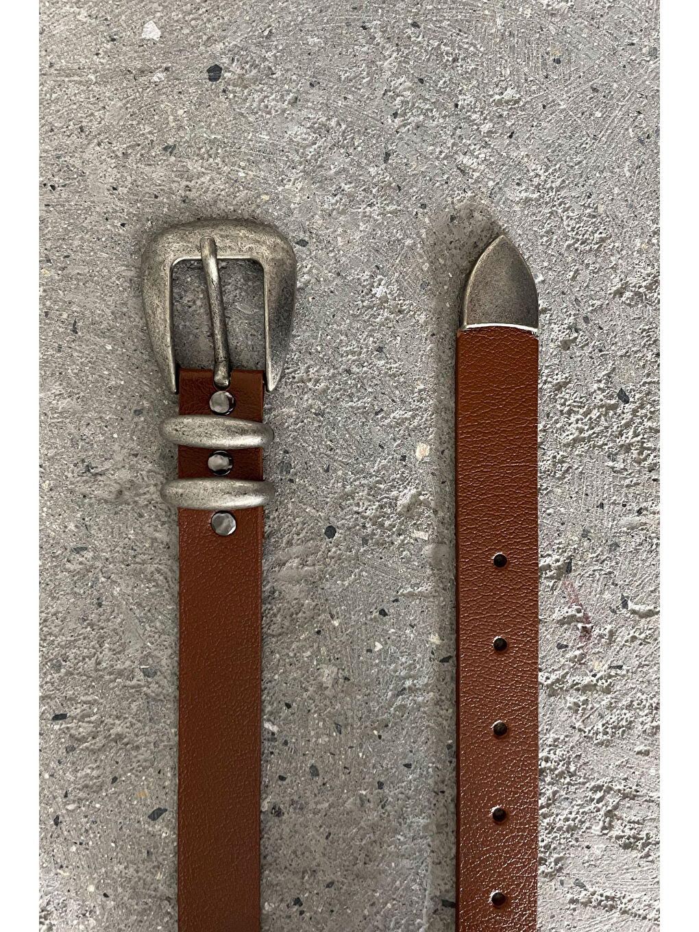 Kahverengi Erkek %100 Deri Old Money Kemer-1