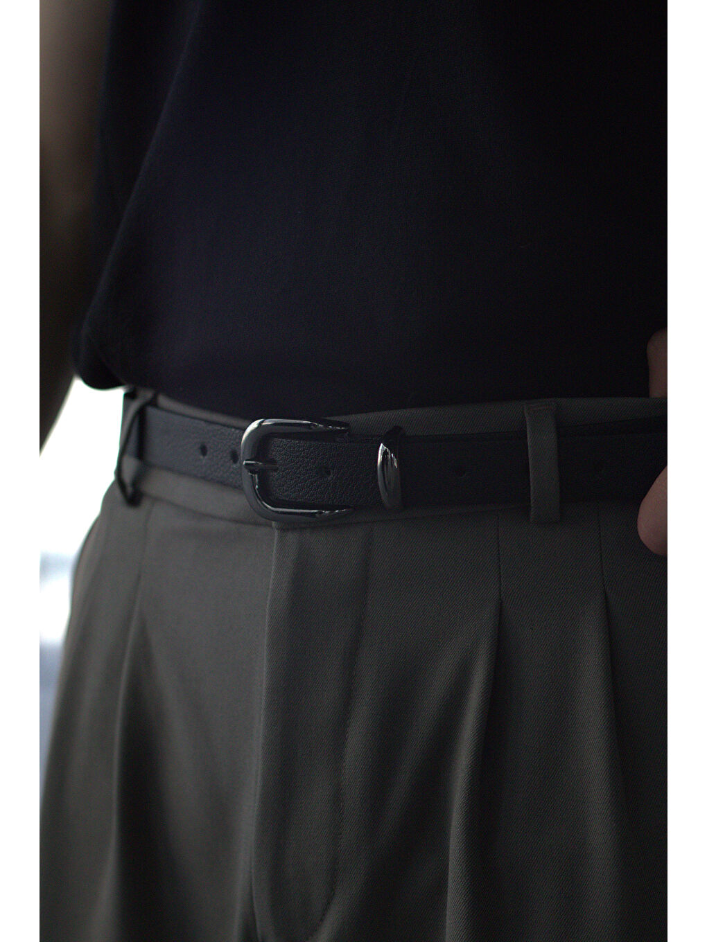 Siyah Erkek Tokalı Kemer-2