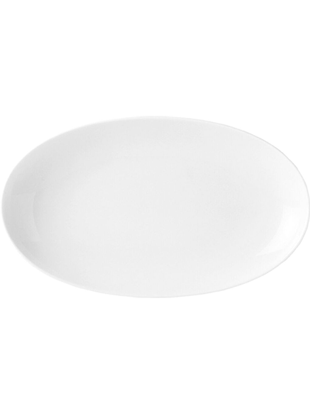 Ekru Elips 35 cm Kayık Tabak-2