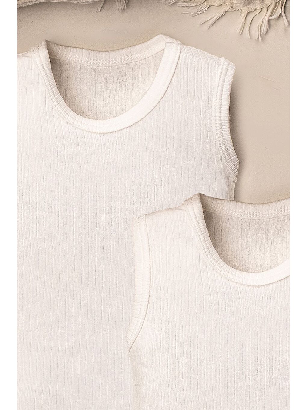 Beyaz 3 lü Body Organik Pamuklu Alttan Çıt Çıtlı Bebek Seti-3