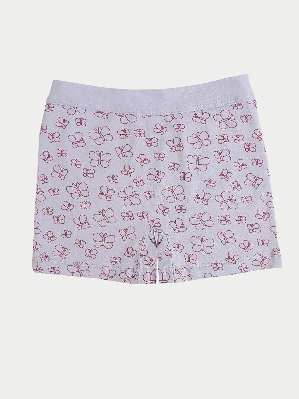Vitmo Karişik Kız Çocuk Pamuklu 3'Lü Atlet 3'Lü Şort Boxer Karışık Renk Cherry 6 Parça Set - 5