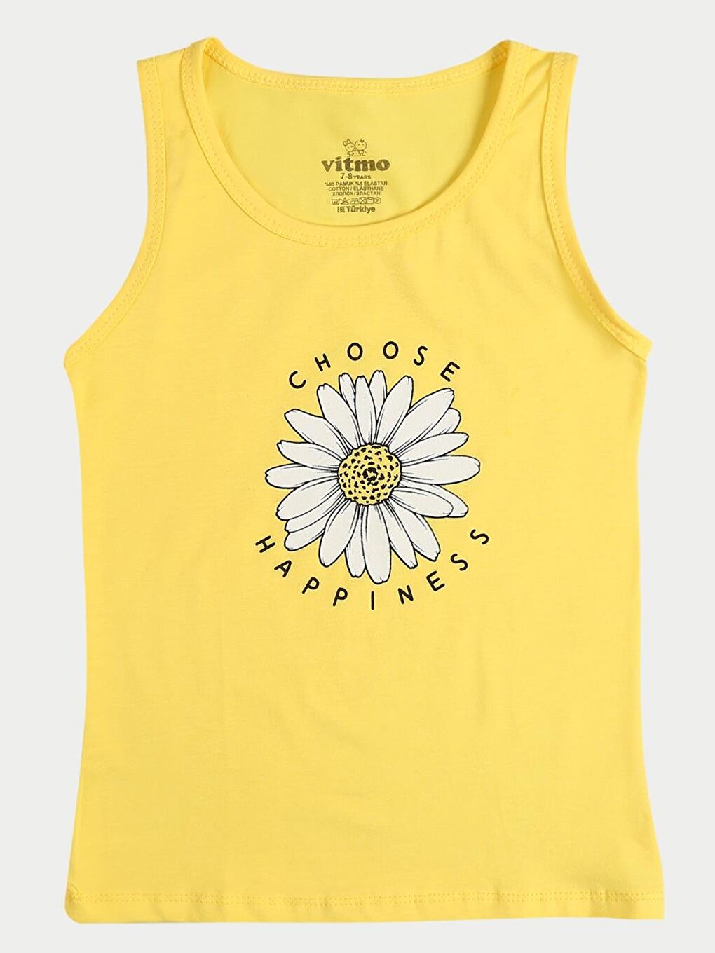 Kız Çocuk Pamuklu 3'Lü Atlet 3'Lü Şort Boxer Karışık Renk Happy 6 Parça Set-1