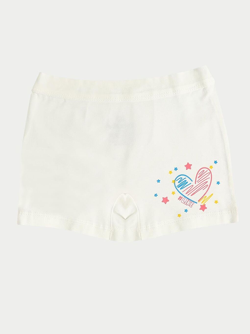 Kız Çocuk Pamuklu 3'Lü Atlet 3'Lü Şort Boxer Karışık Renk Happy 6 Parça Set-2