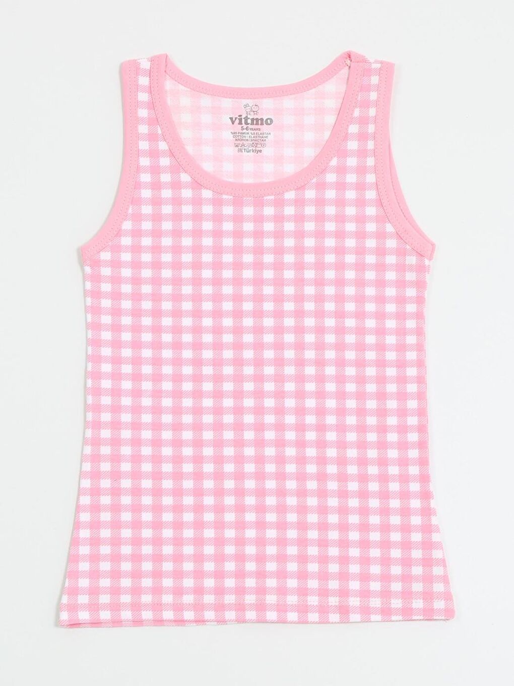 Kız Çocuk Pamuklu 3'Lü Atlet 3'Lü Slip Karışık Renk Sun 6 Parça Set-3