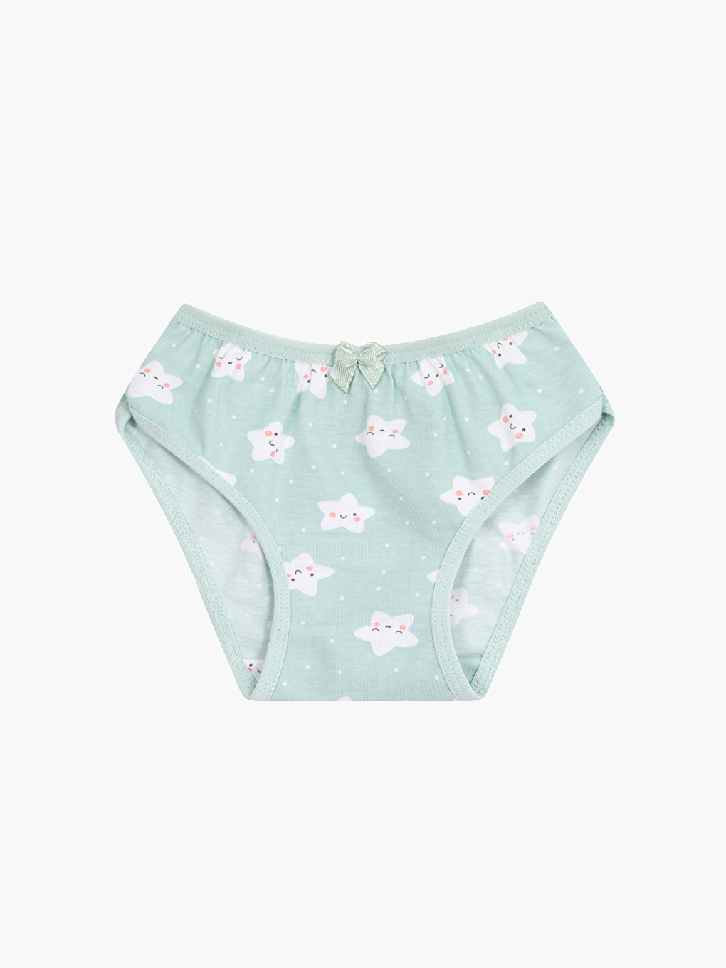 Kız Çocuk Pamuklu 3'Lü Atlet 3'Lü Slip Karışık Renk Sun 6 Parça Set-5