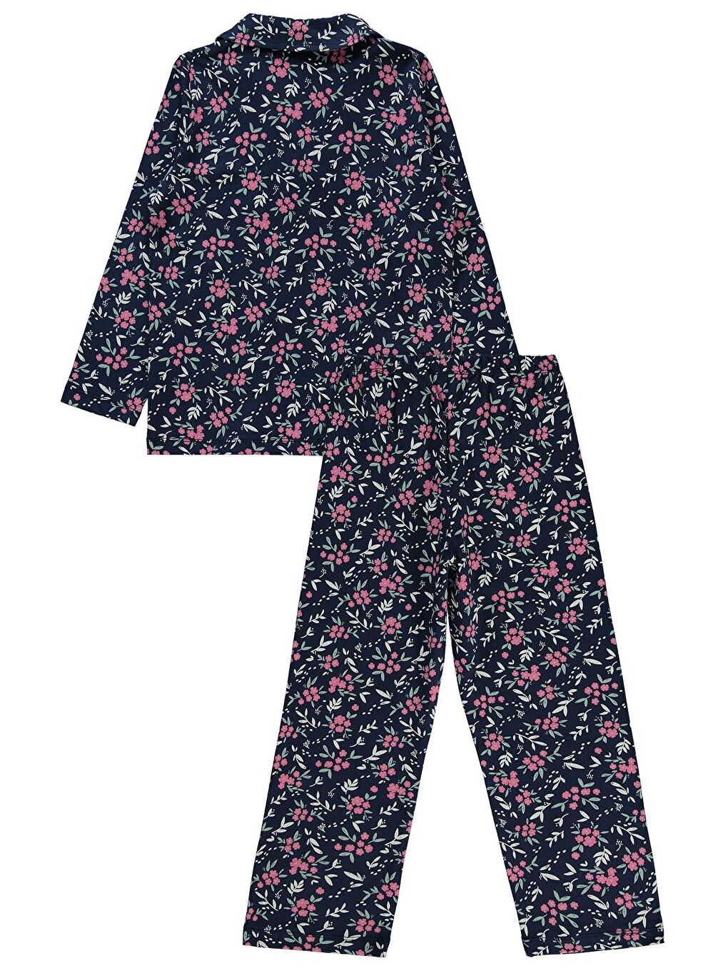 Civil Lacivert Girls Kız Çocuk Pijama Takımı 6-9 Yaş Lacivert - 1