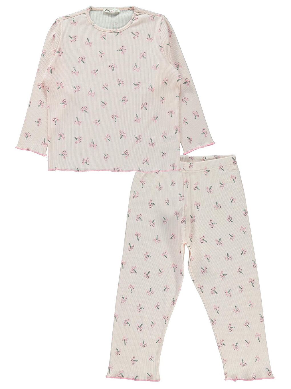 Civil Pembe Girls Kız Çocuk Pijama Takımı 10-13 Yaş Pembe