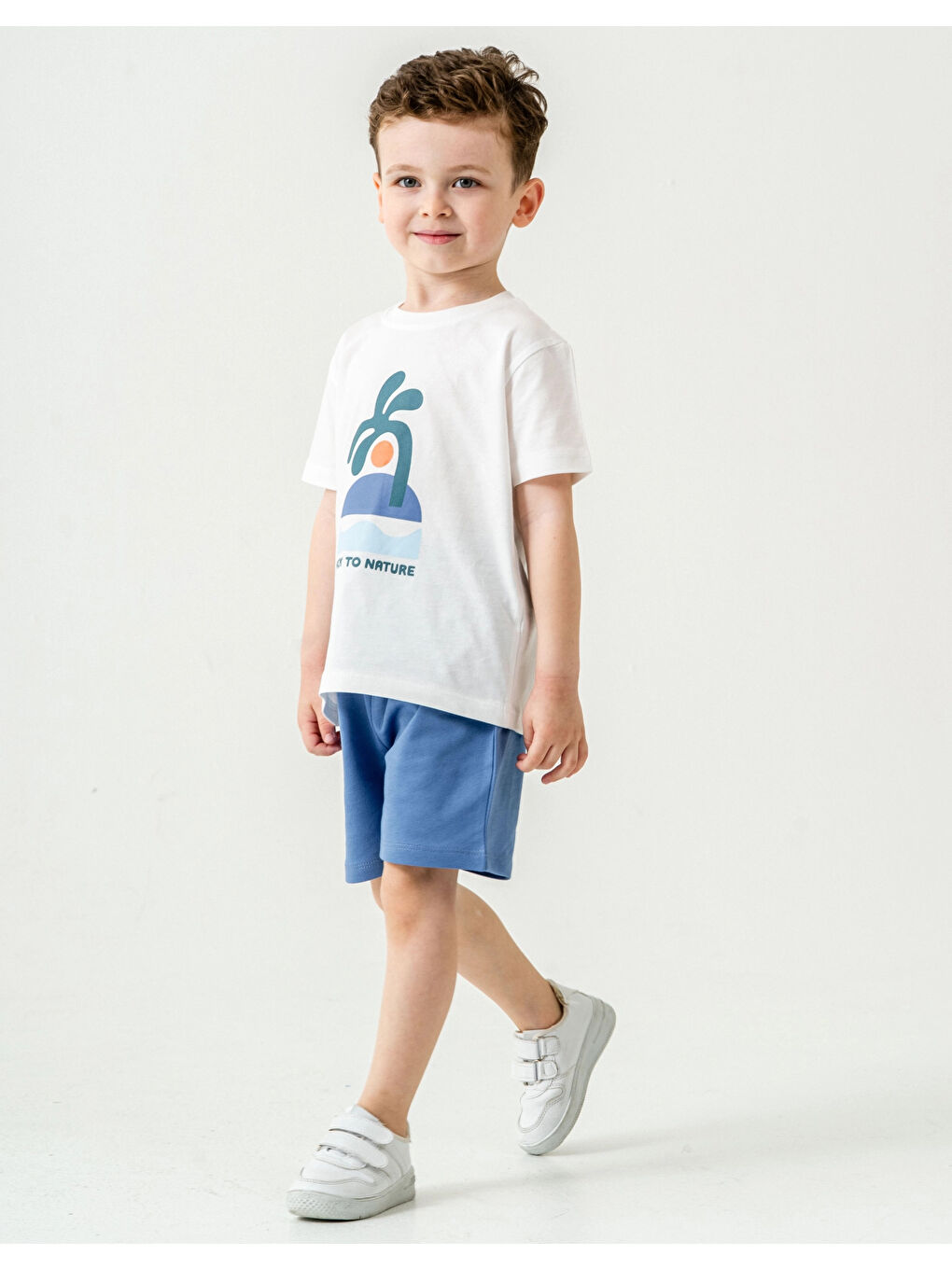 İndigo Back To Nature Baskılı Erkek Çocuk Takım 50308