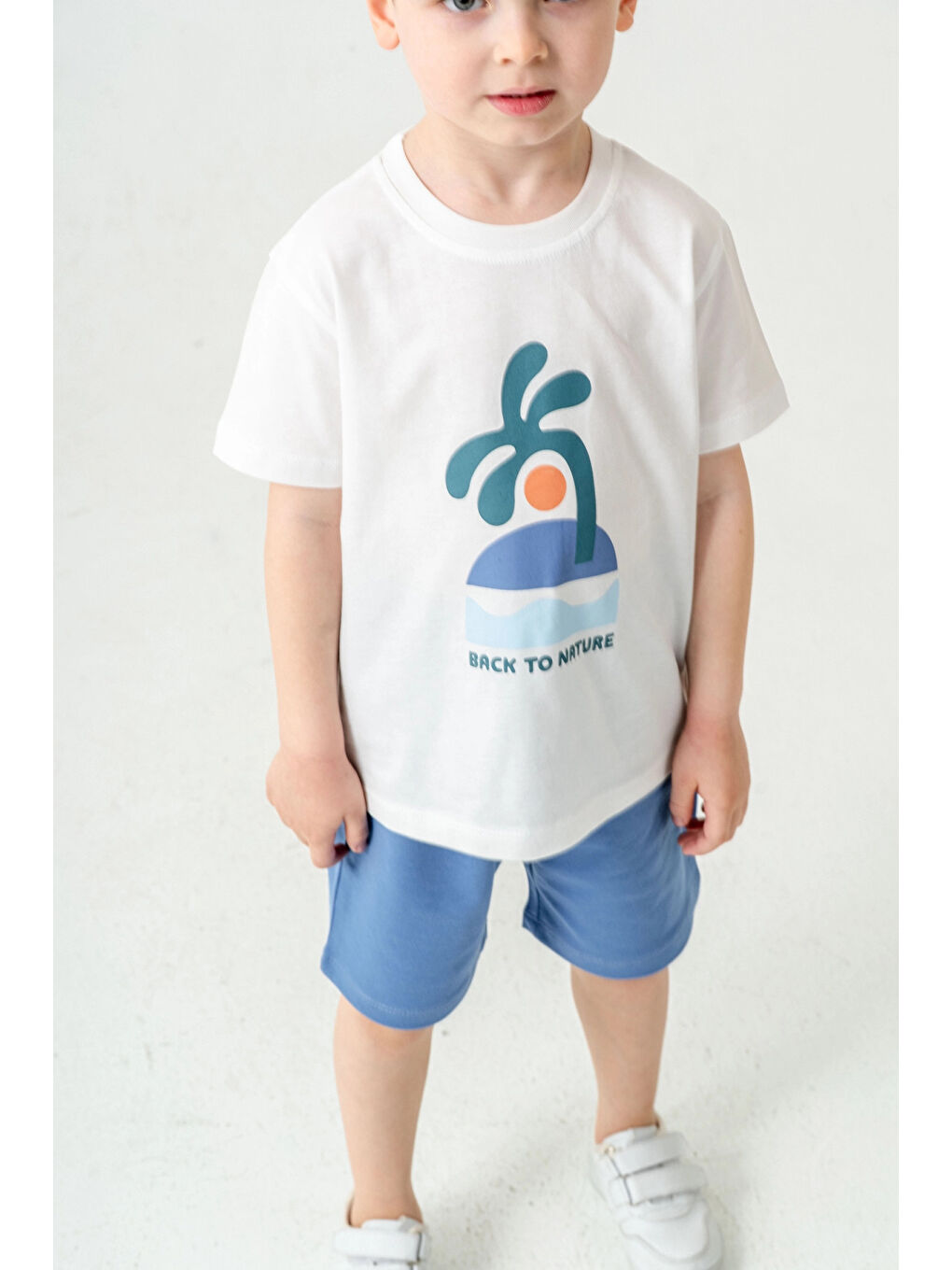 İndigo Back To Nature Baskılı Erkek Çocuk Takım 50308-1