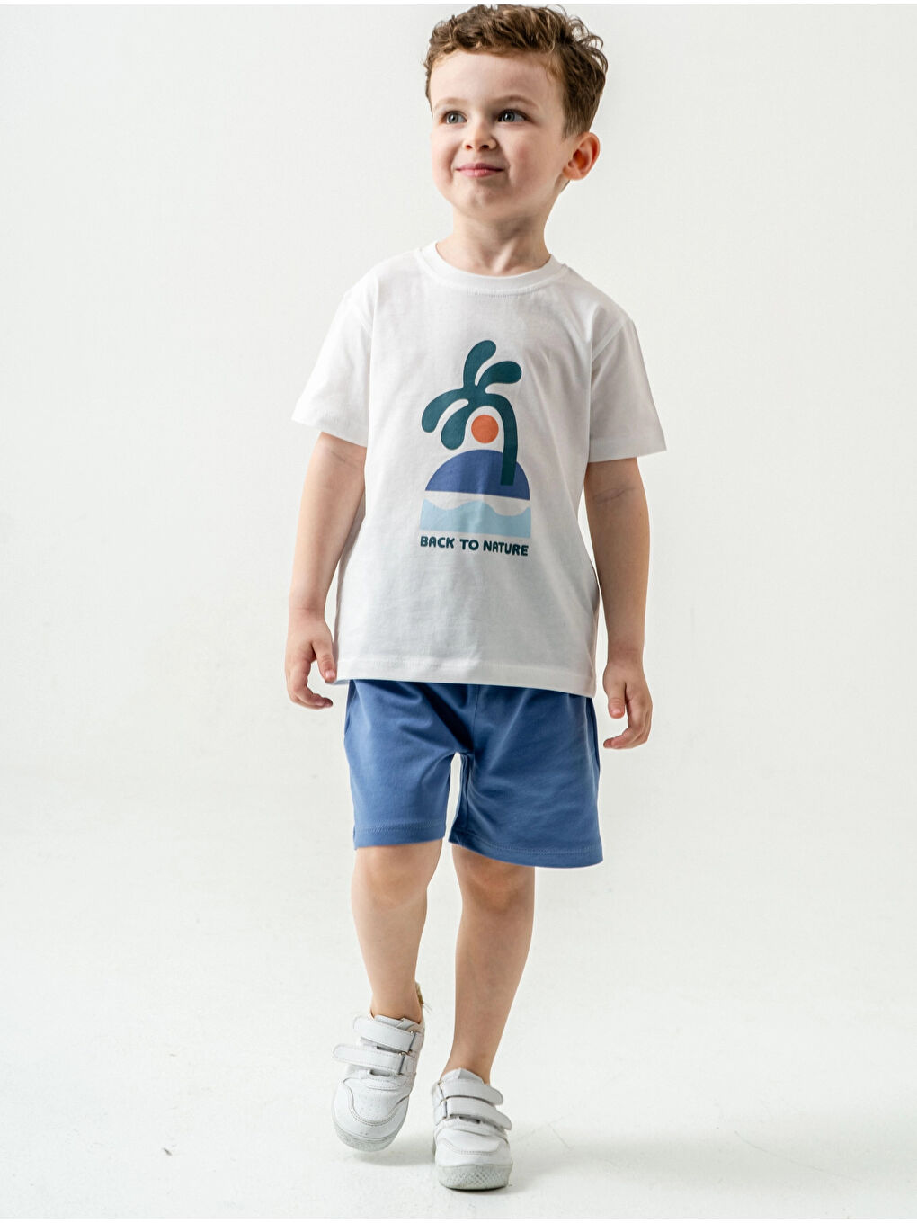 İndigo Back To Nature Baskılı Erkek Çocuk Takım 50308-3