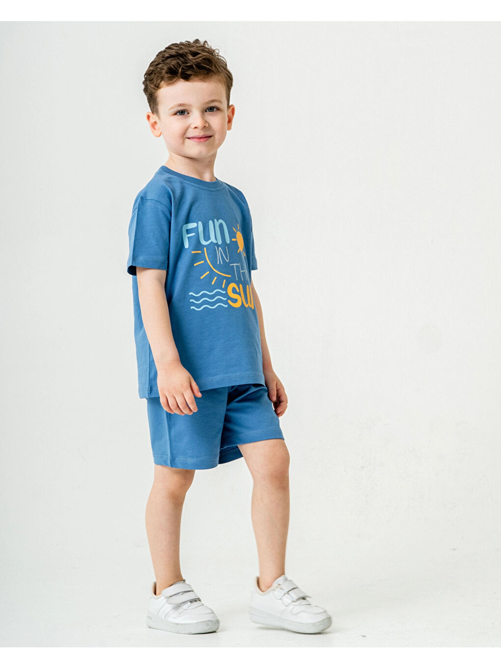 İndigo Fun Sun Baskılı Erkek Çocuk Takım 50307