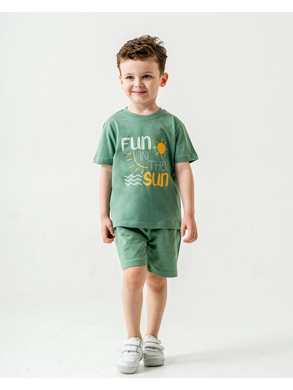 Haki Fun Sun Baskılı Erkek Çocuk Takım 50307