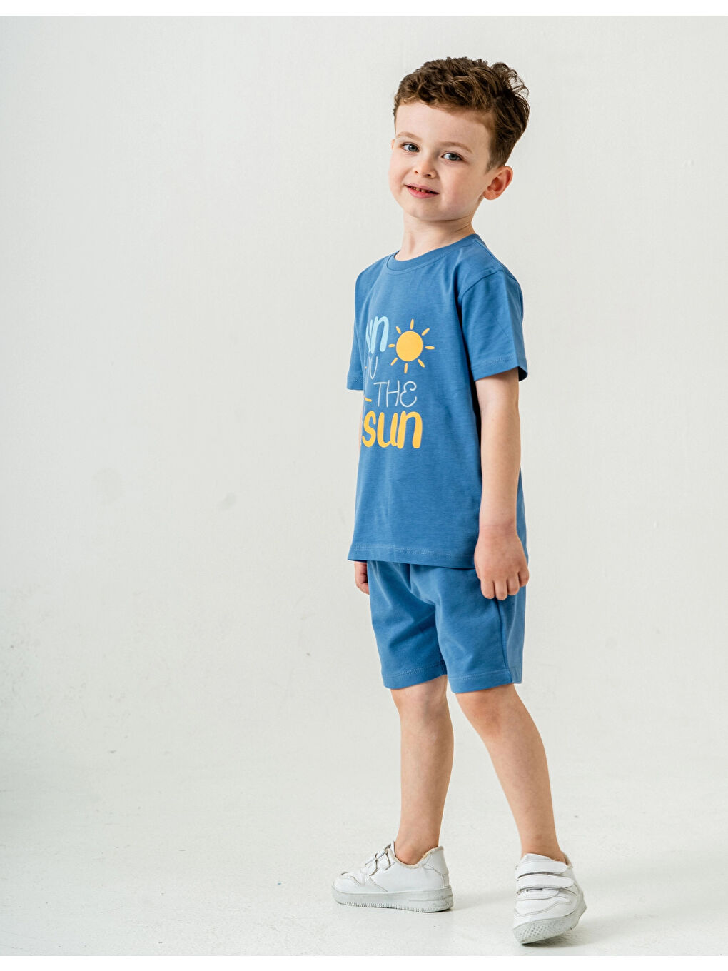 İndigo Fun Sun Baskılı Erkek Çocuk Takım 50307-2