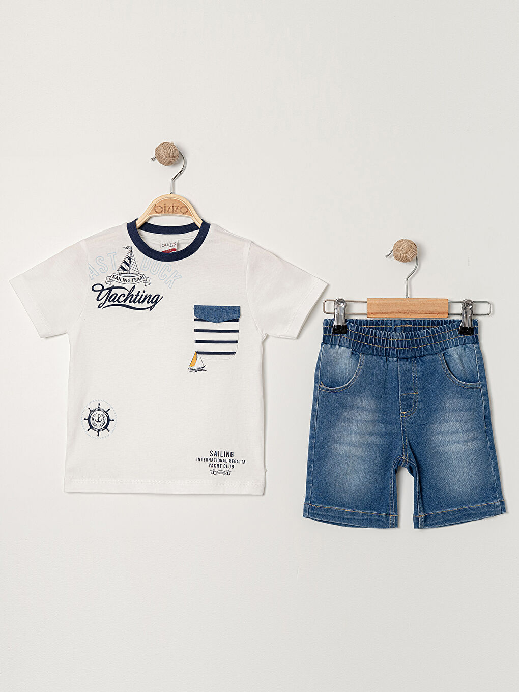 Erkek Çocuk Takım 2-5 Yaş Ekru