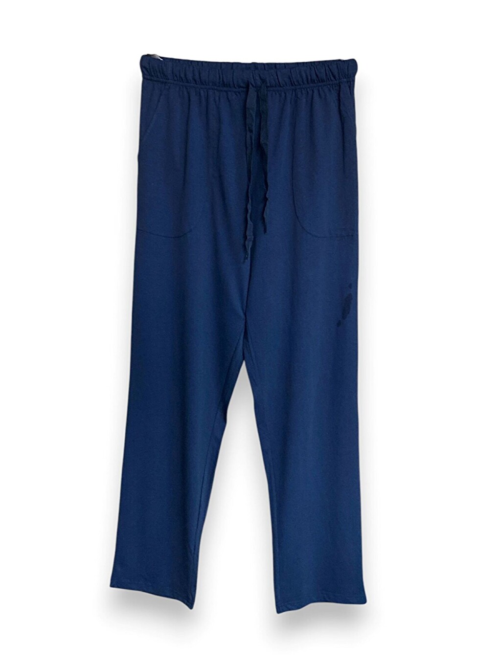 Lacivert Erkek %100 Doğal Pamuk Yüksek Kaliteli Rahat Kalıp Basic Pijama Takımı-1