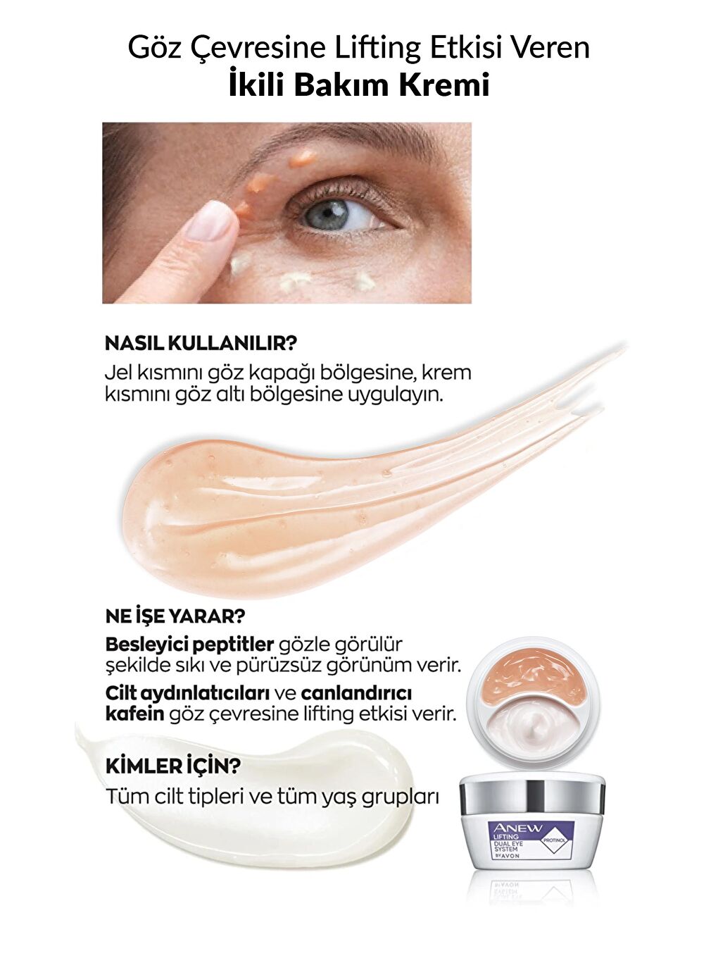 AVON Lifting İkili Göz Çevresi Bakım Sistemi 2x10 Ml. - 2