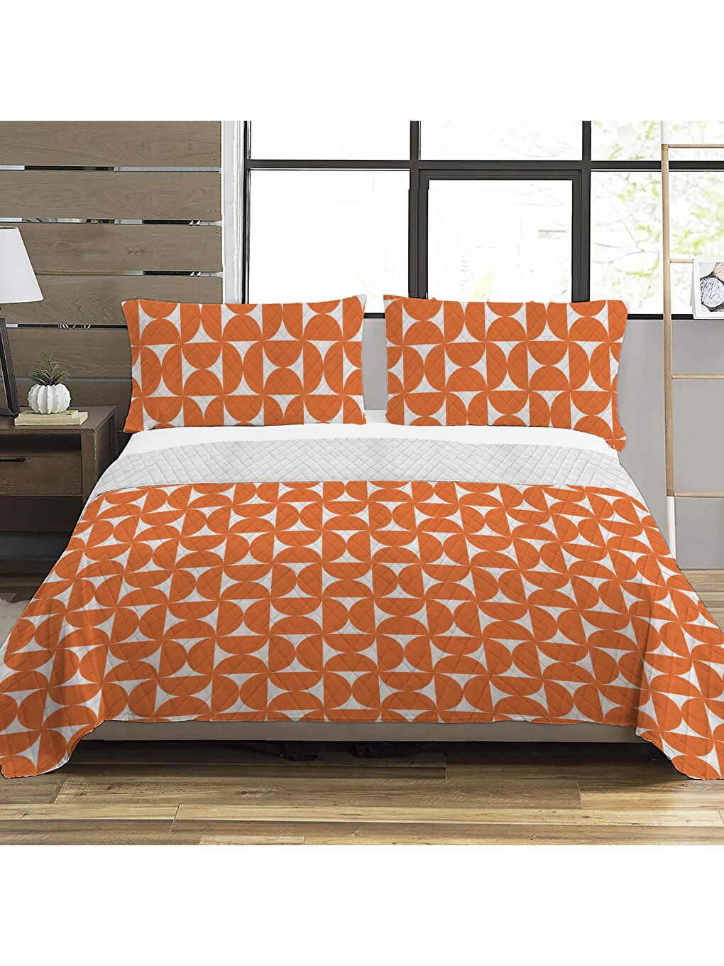 Karışık Desenli Çift Kişilik Baskılı Pike (200x220 Cm)