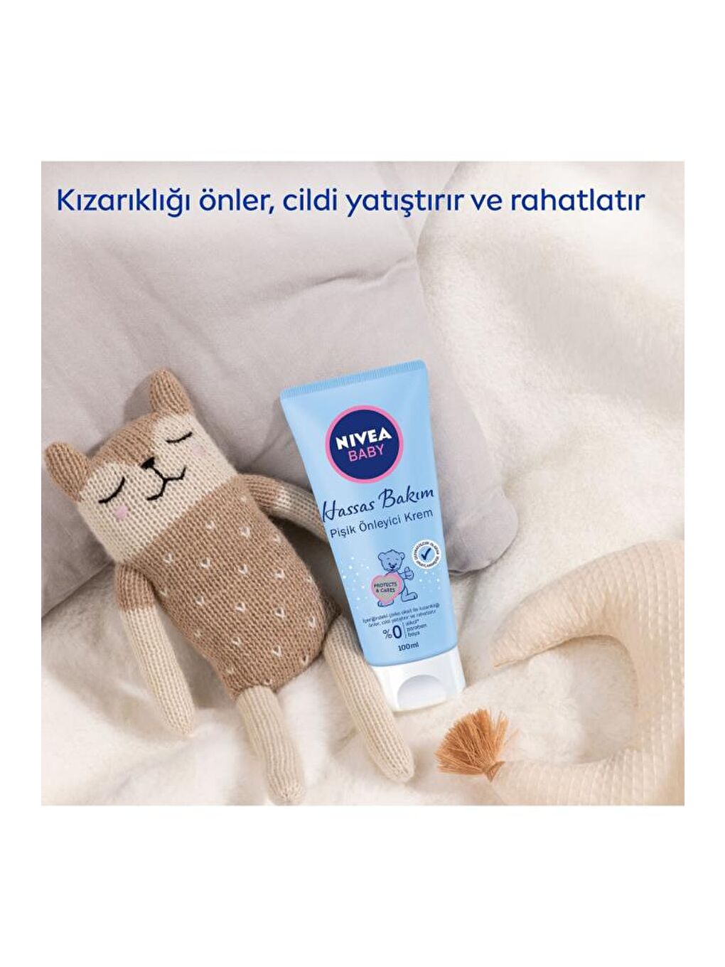 NIVEA Şeffaf Bebek Pişik Kremi 100 ml Bebek Yağı 200 ml - 1