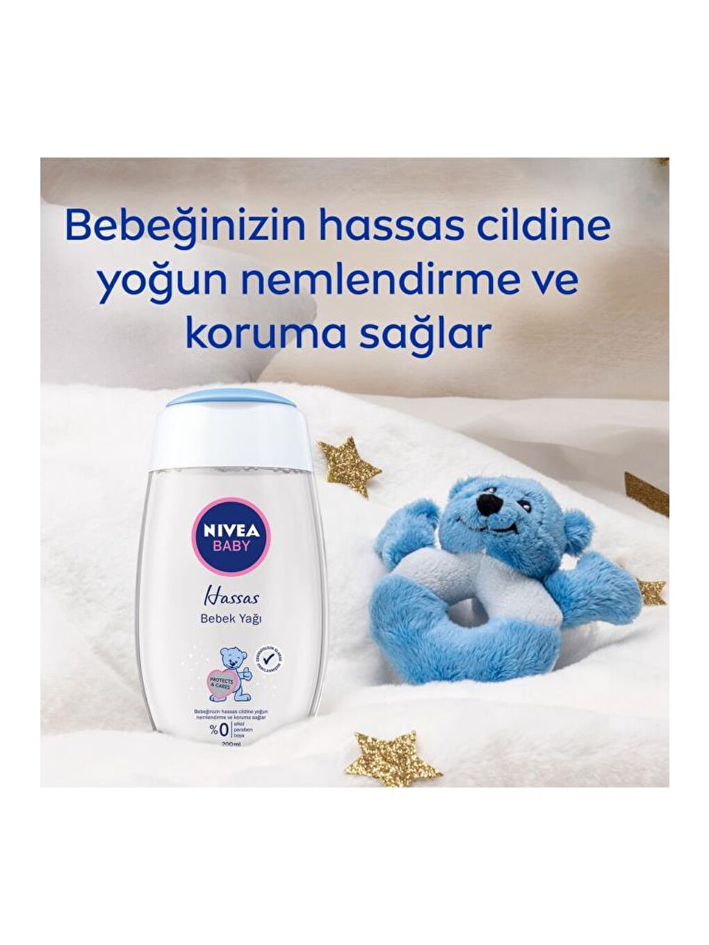 NIVEA Şeffaf Bebek Pişik Kremi 100 ml Bebek Yağı 200 ml - 2