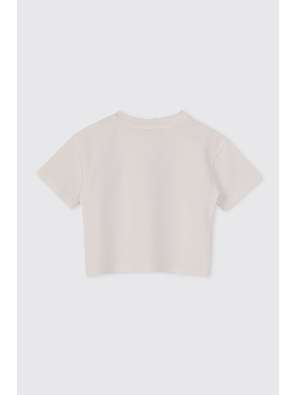 Kız Bebek Kısa Kolu Beyaz Tişört-1