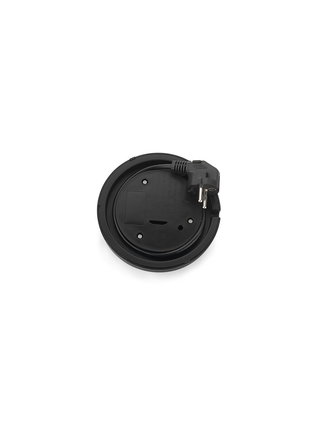 Carina Paslanmaz Çelik El Yakmaz Gövdeli Su Isıtıcı-Siyah-4