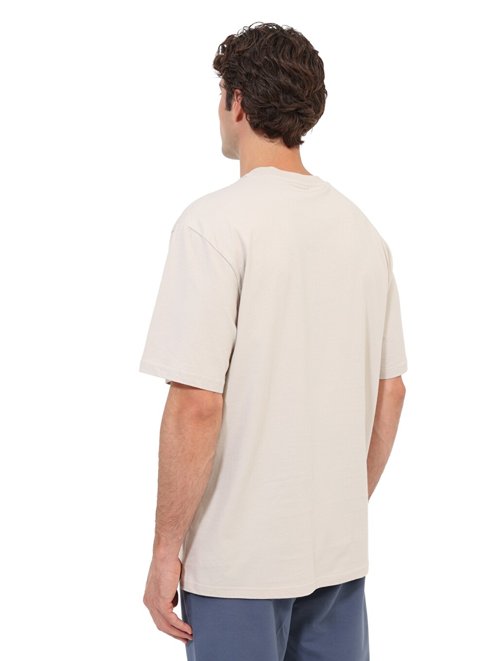 Mb 11rıck Bej Erkek Kısa Kol T-shirt-1