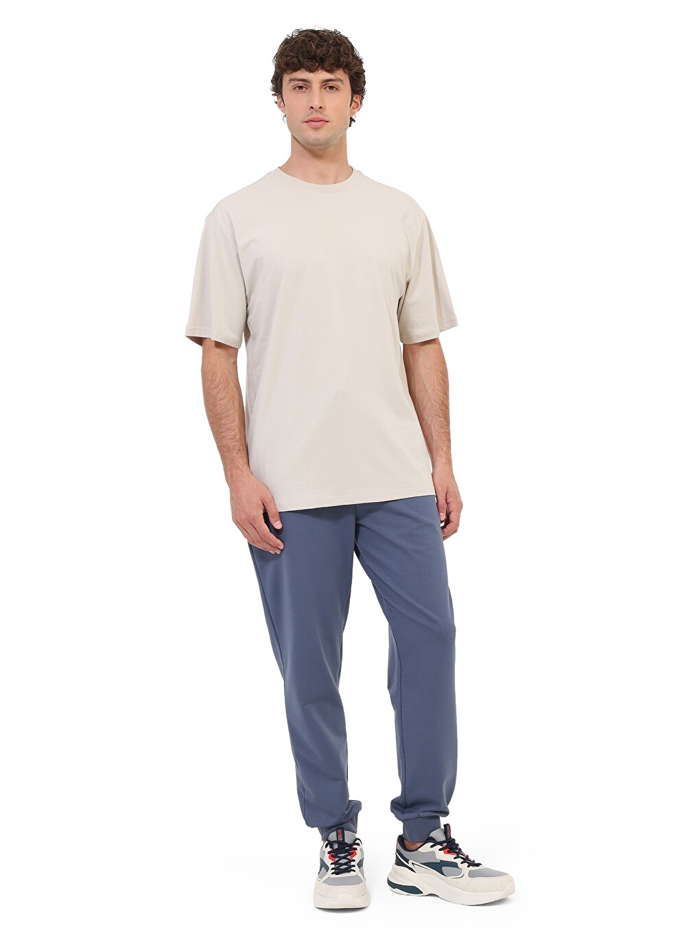 Mb 11rıck Bej Erkek Kısa Kol T-shirt-2