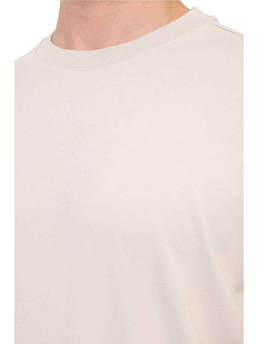 Mb 11rıck Bej Erkek Kısa Kol T-shirt-3