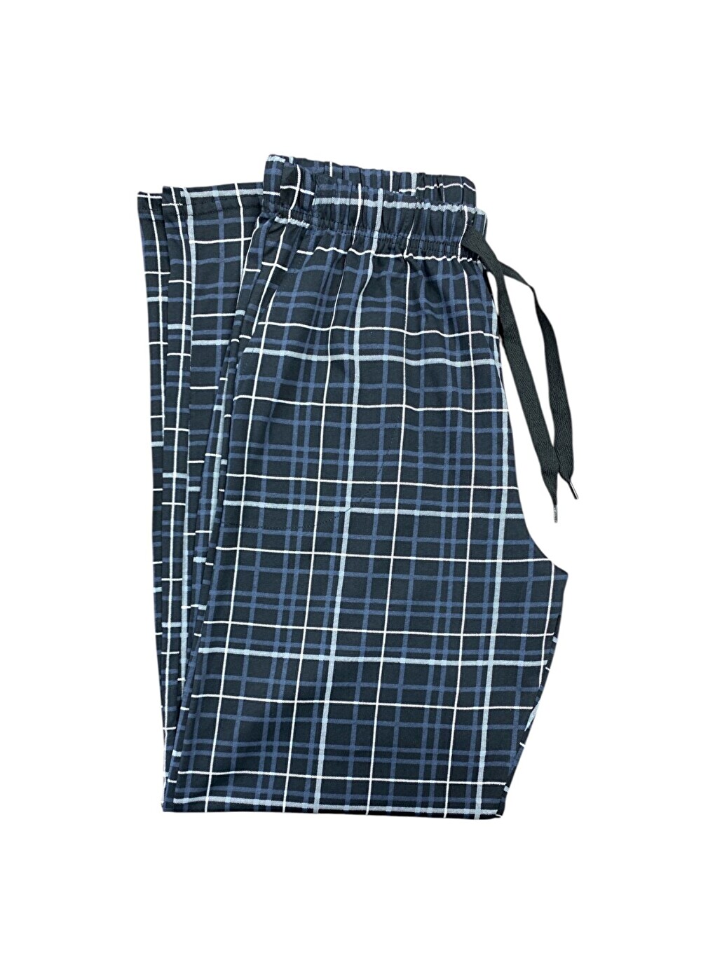 Antrasit Erkek %100 Doğal Pamuk Yüksek Kaliteli Rahat Kalıp Basic Pijama Takımı-2