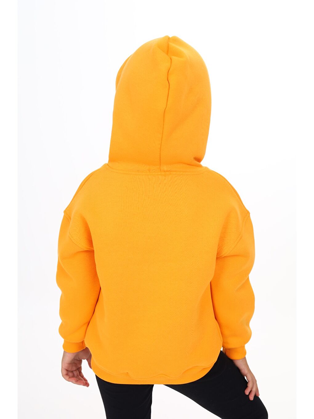 Sarı Kız Çocuk Baskılı Sweatshirt-5