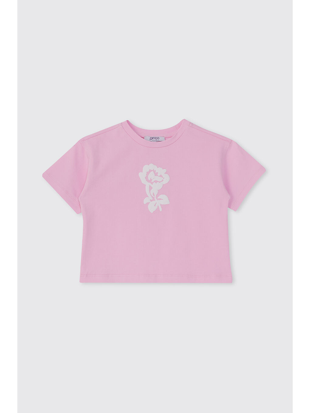 Kız Bebek Kısa Kolu Pembe Tişört