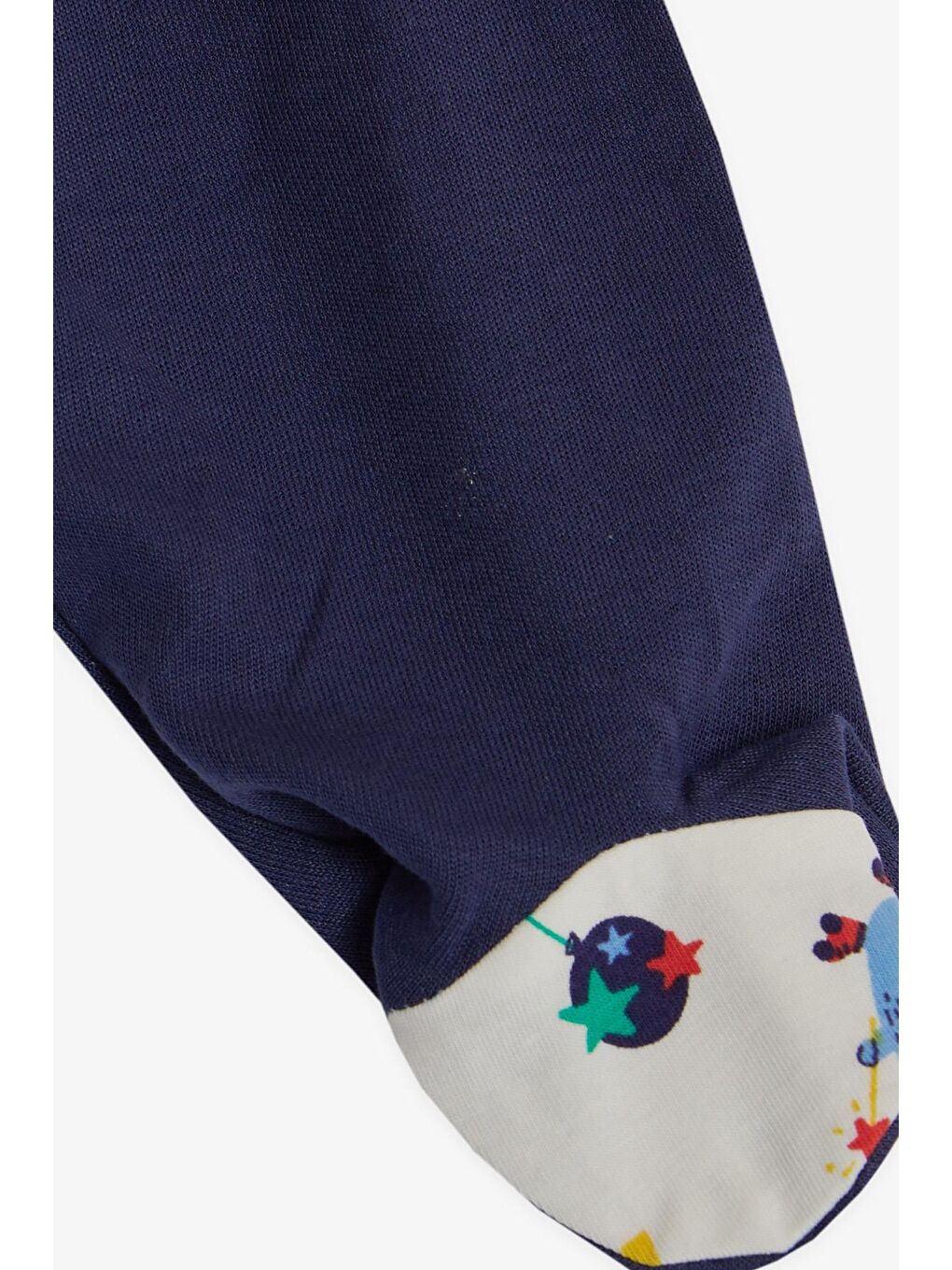 Erkek Bebek Hastane Çıkışı 5 li Lunapark Temalı Hayvancıklar Desenli Beyaz (0-3 Ay)-5