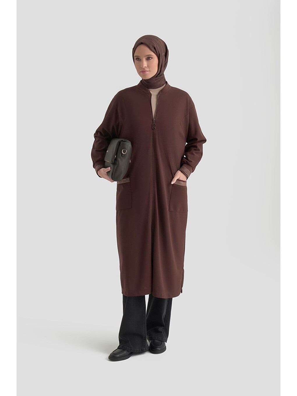 Trend Hırka 25Kt557 Kahverengi